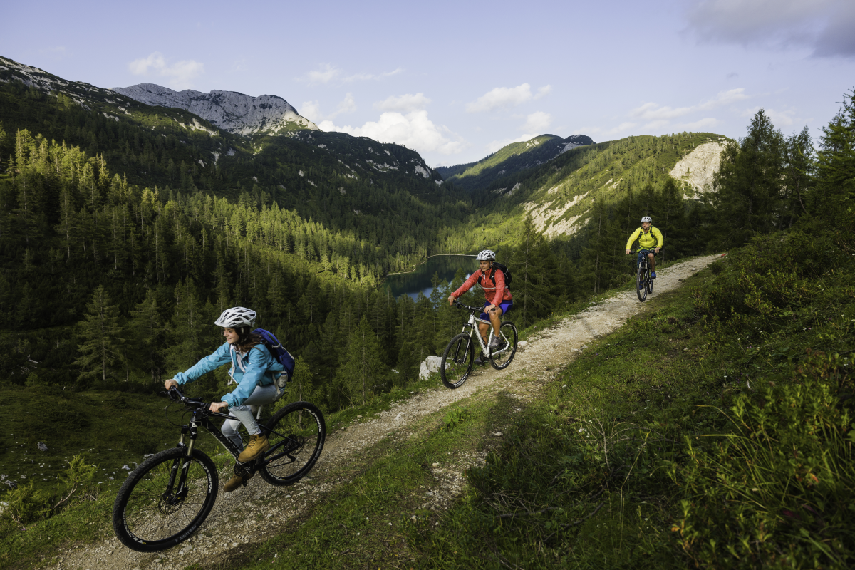 Biketouren in den Bergen und um die Seen im Salzkammergut