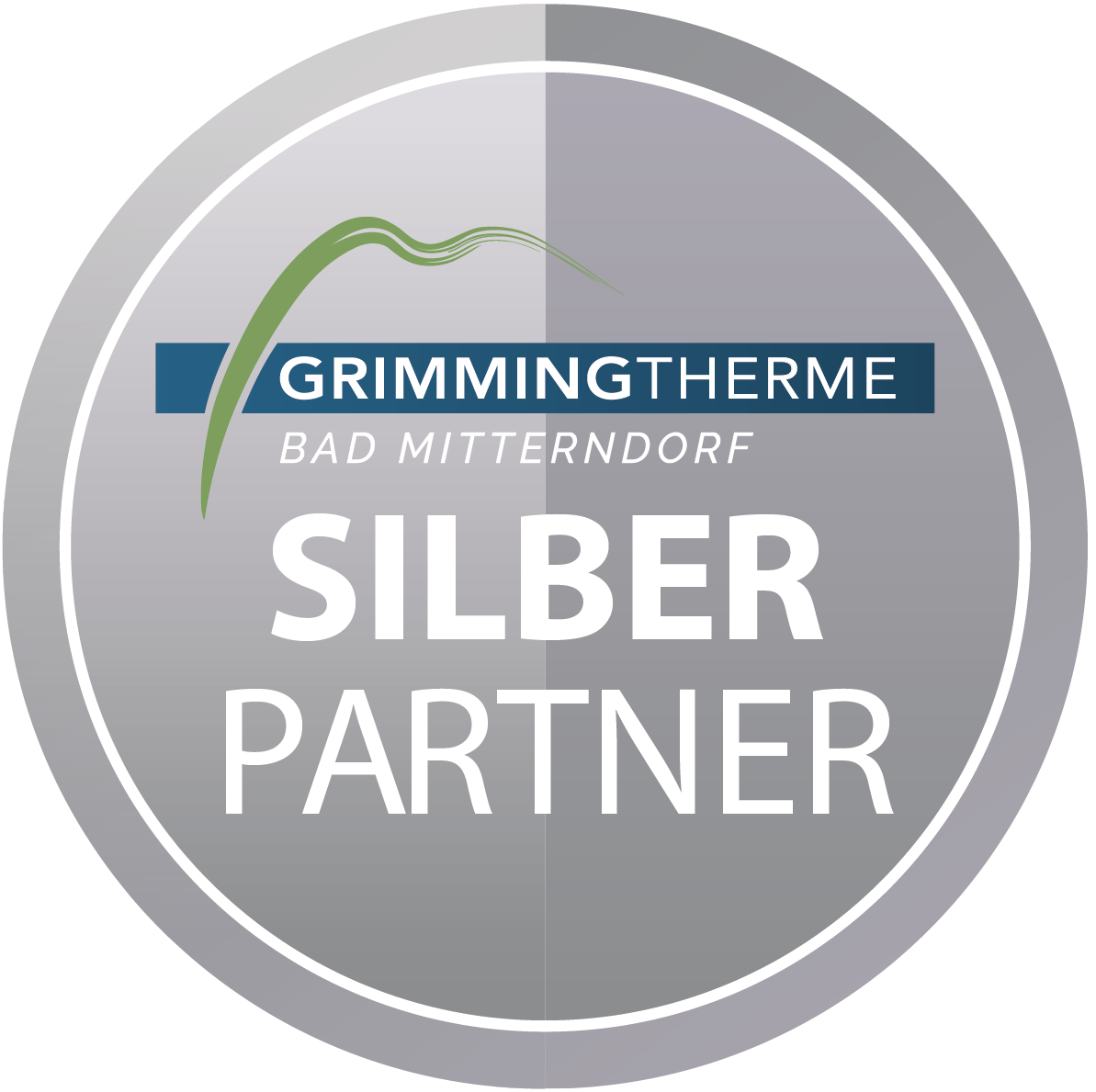Silber Partner Button